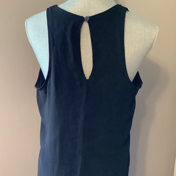 Xhilaration High Neck Black Polka Dot Dress - Picture 5 of 8